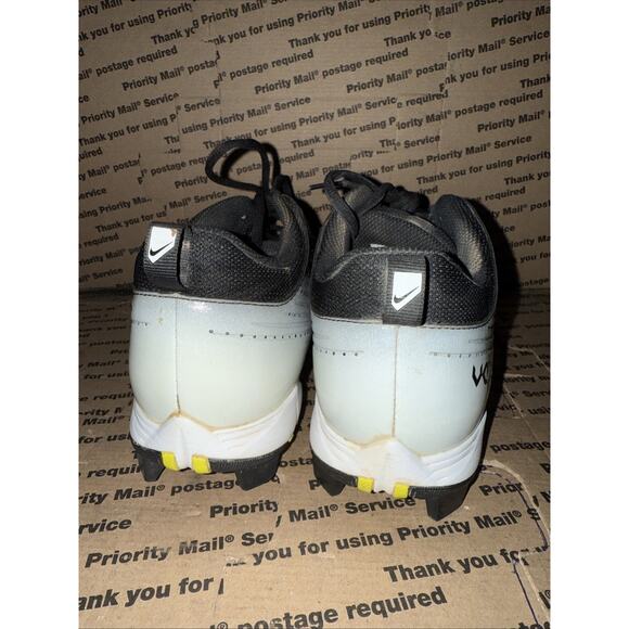 Nike Vapor Keystone 2 Low Stealth Baseball Cleats Black White Mens Size US 10 main image 6